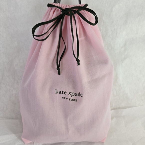 NWOT Kate Spade Eva Faux Fur Bucket Crossbody Bag Grey & dust bag, care booklet - Picture 8 of 14